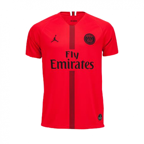 18-19 PSG X JORDAN COLLECTION Third Red Soccer Jersey Shirt